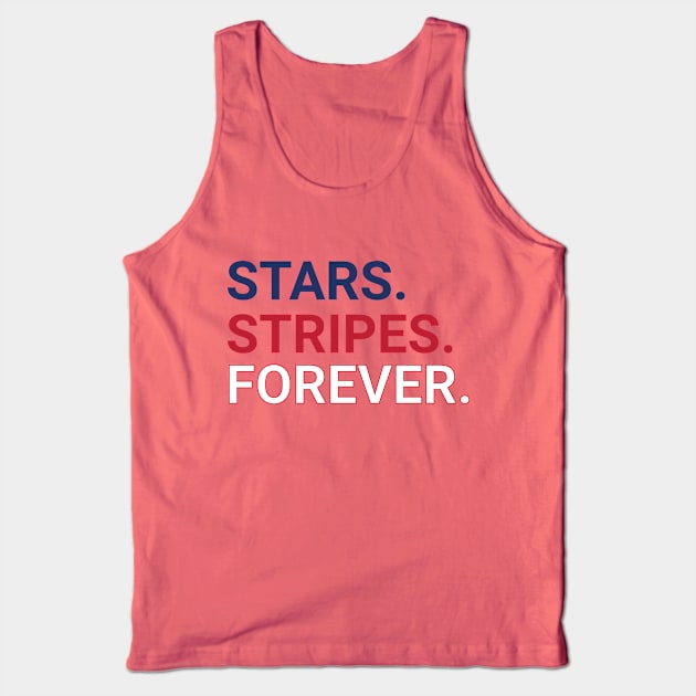 The Stars and Stripes forever Tank Top by FranklinPrintCo